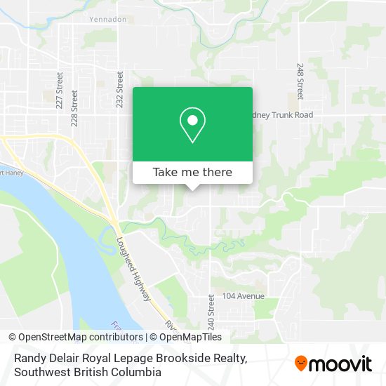 Randy Delair Royal Lepage Brookside Realty map