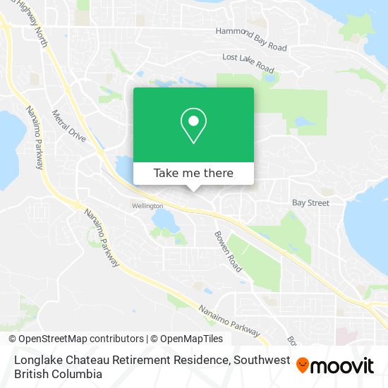 Longlake Chateau Retirement Residence map