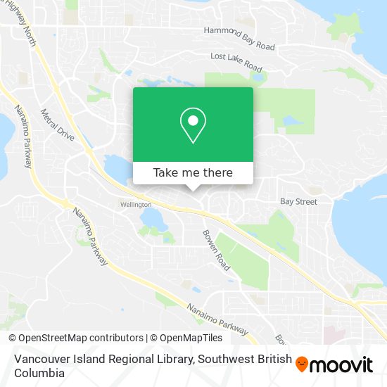 Vancouver Island Regional Library map