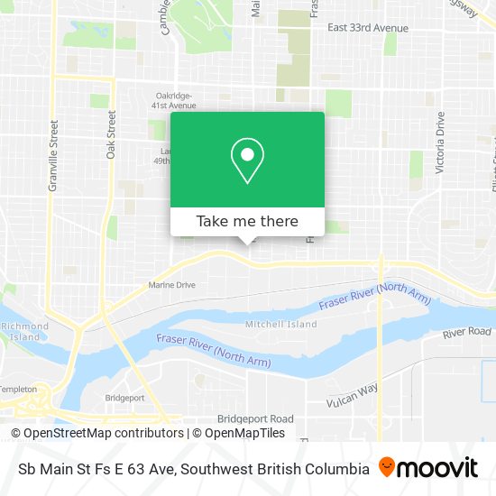 Sb Main St Fs E 63 Ave map