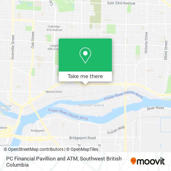 PC Financial Pavillion and ATM plan