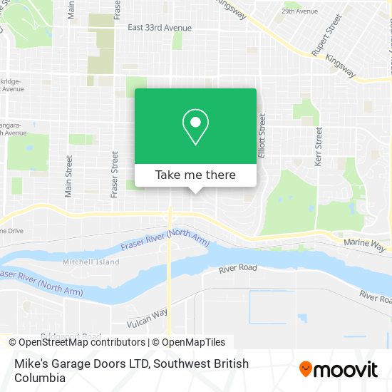 Mike's Garage Doors LTD map