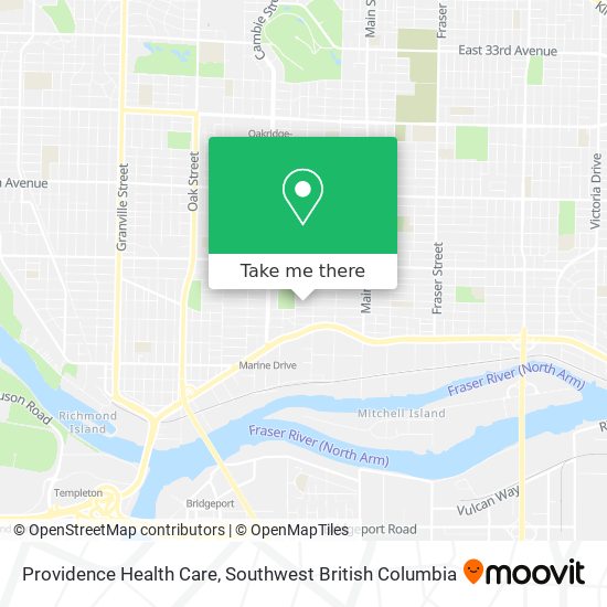 Providence Health Care map