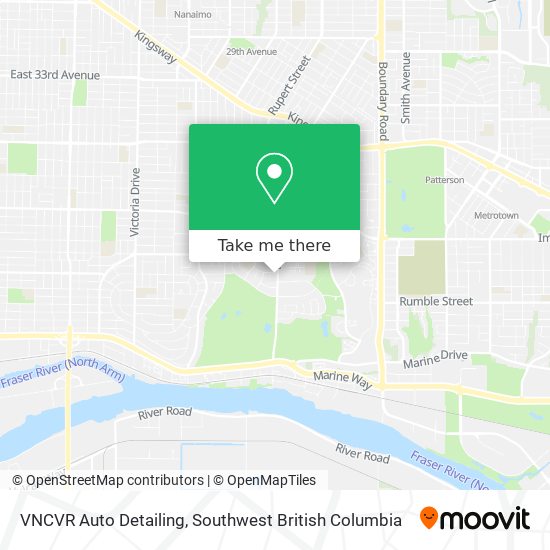 VNCVR Auto Detailing map