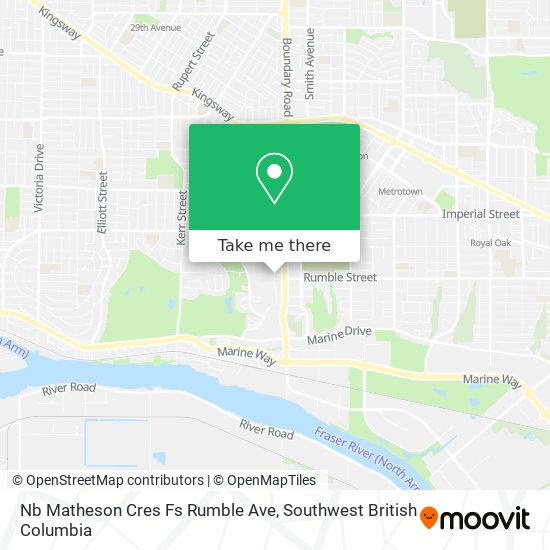 Nb Matheson Cres Fs Rumble Ave map