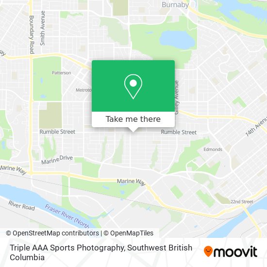Triple AAA Sports Photography map