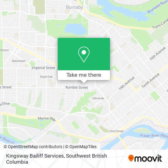 Kingsway Bailiff Services map