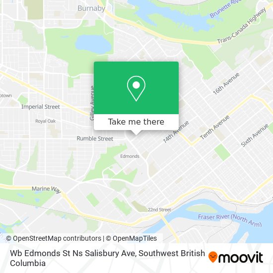 Wb Edmonds St Ns Salisbury Ave map