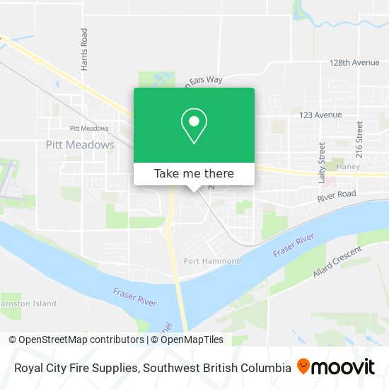 Royal City Fire Supplies map