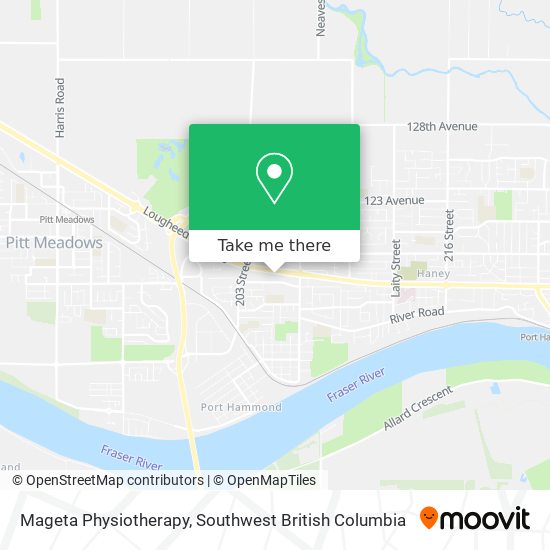 Mageta Physiotherapy map