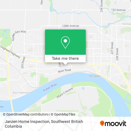 Janzen Home Inspection map