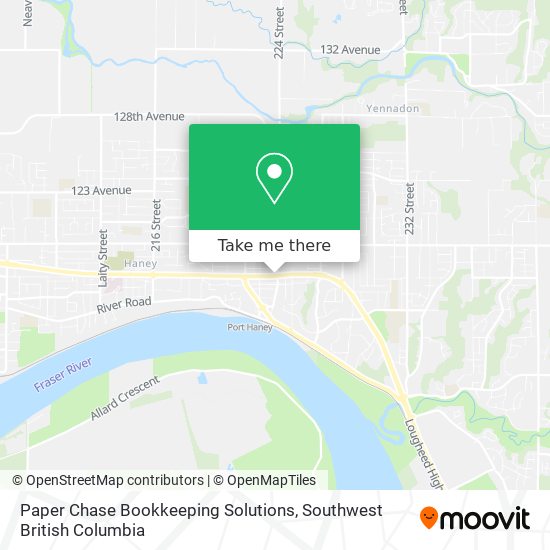 Paper Chase Bookkeeping Solutions map