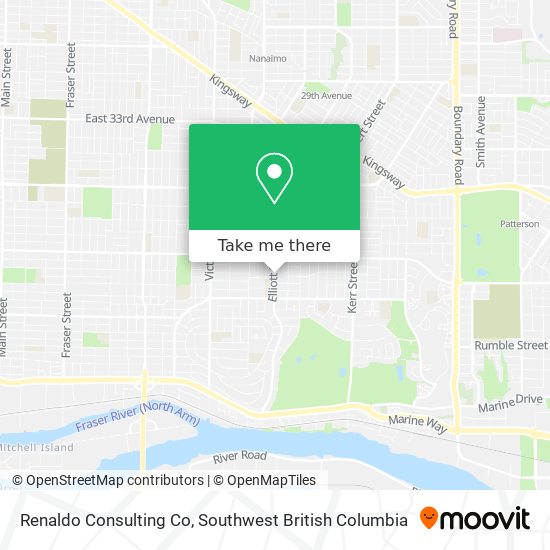 Renaldo Consulting Co map