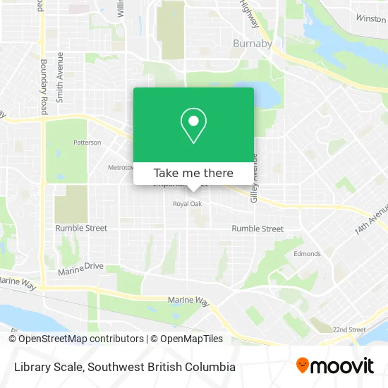 Library Scale map