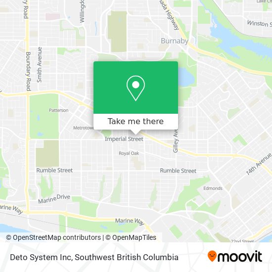 Deto System Inc map