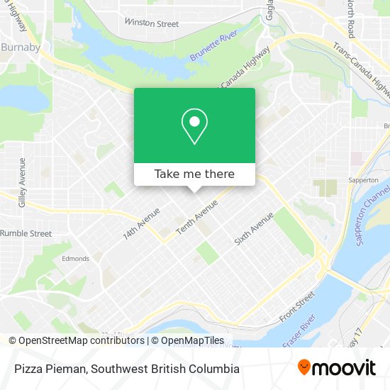 Pizza Pieman map