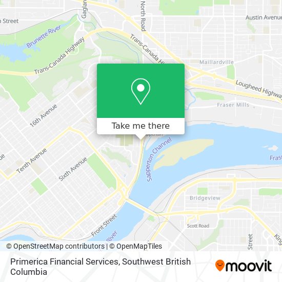 Primerica Financial Services map