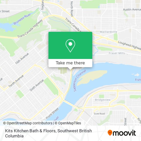 Kits Kitchen Bath & Floors map