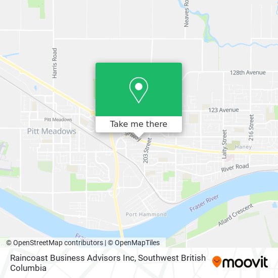 Raincoast Business Advisors Inc map