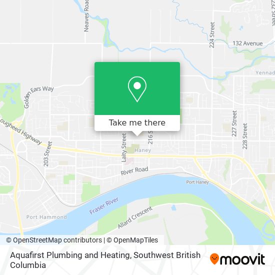 Aquafirst Plumbing and Heating map