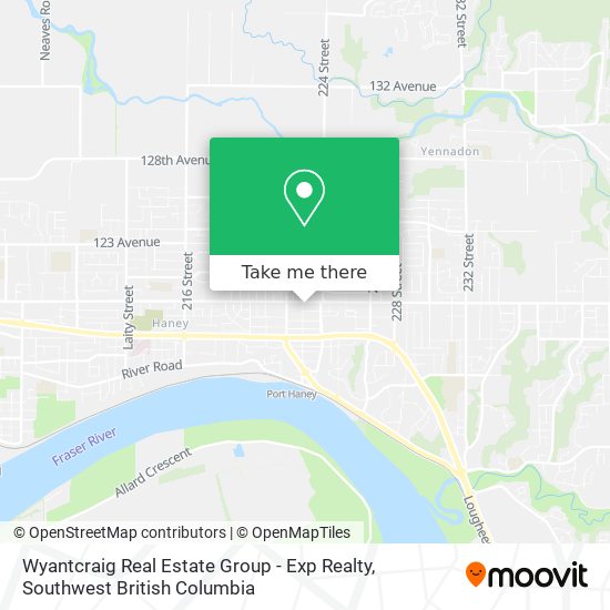 Wyantcraig Real Estate Group - Exp Realty map