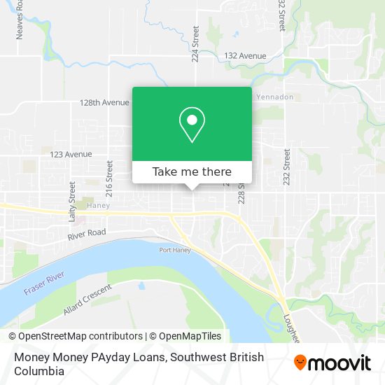 Money Money PAyday Loans map