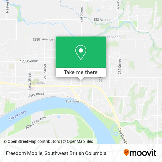 Freedom Mobile map