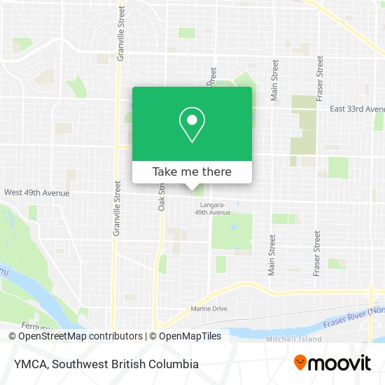 YMCA map