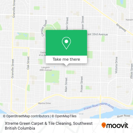 Xtreme Green Carpet & Tile Cleaning map
