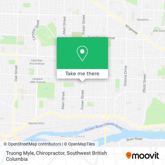 Truong Myle, Chiropractor map