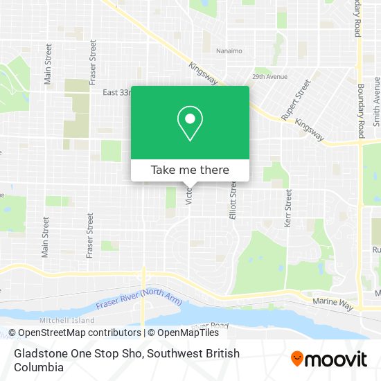 Gladstone One Stop Sho map