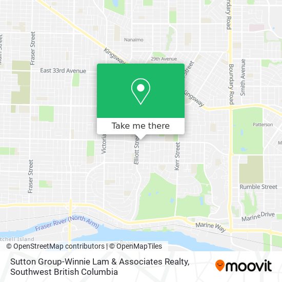 Sutton Group-Winnie Lam & Associates Realty map
