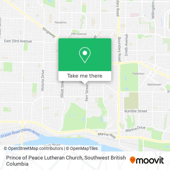 Prince of Peace Lutheran Church plan