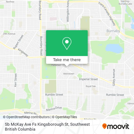 Sb McKay Ave Fs Kingsborough St map