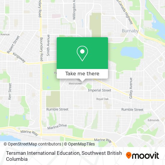 Tersman International Education map