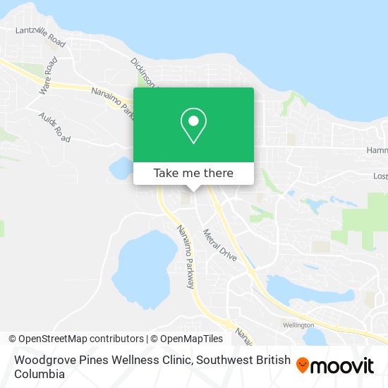 Woodgrove Pines Wellness Clinic map