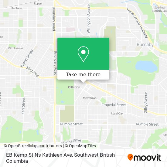 EB Kemp St Ns Kathleen Ave plan