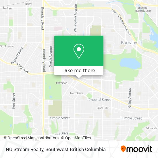 NU Stream Realty map