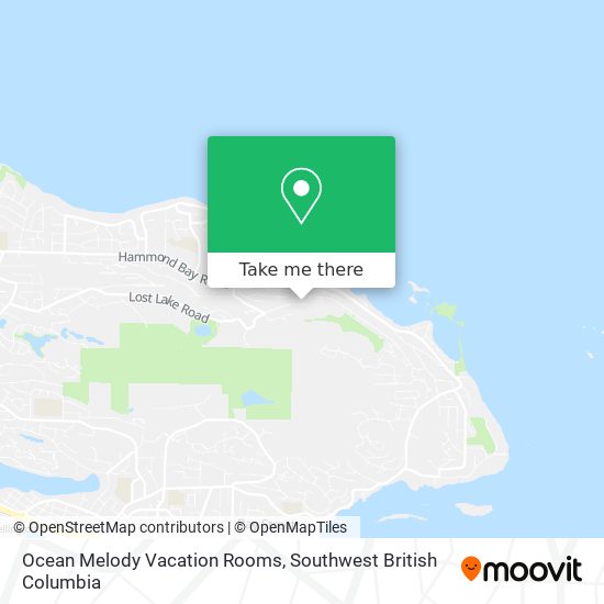 Ocean Melody Vacation Rooms map
