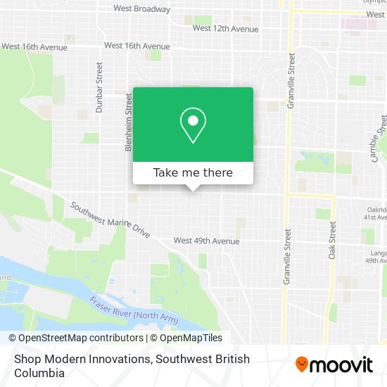 Shop Modern Innovations map