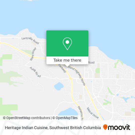 Heritage Indian Cuisine map