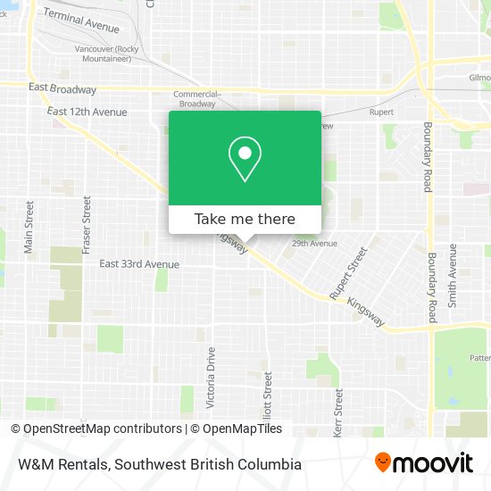 W&M Rentals map