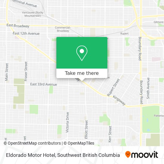 Eldorado Motor Hotel map