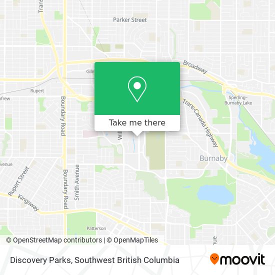 Discovery Parks map