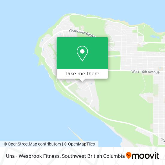 Una - Wesbrook Fitness map