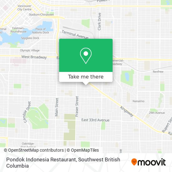 Pondok Indonesia Restaurant map