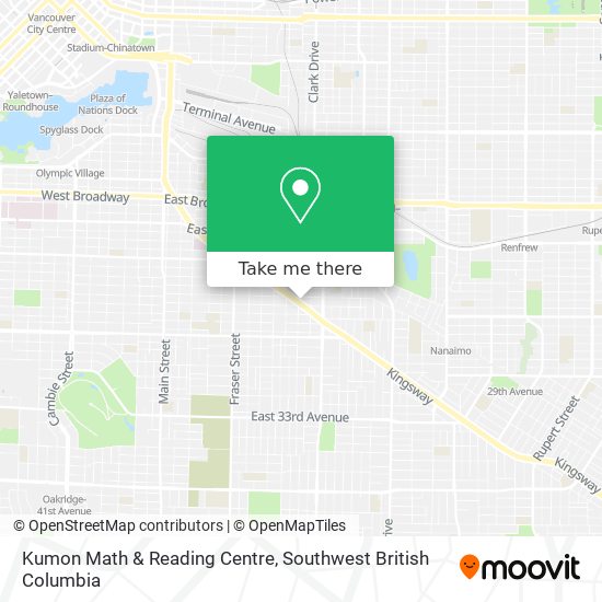 Kumon Math & Reading Centre map