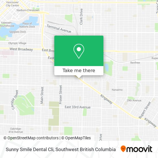 Sunny Smile Dental Cli map