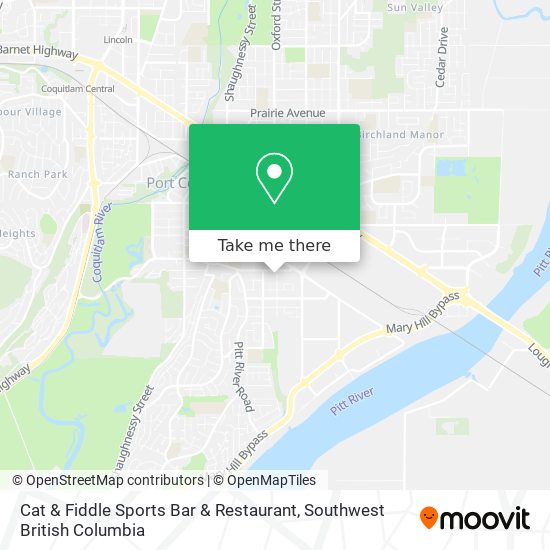 Cat & Fiddle Sports Bar & Restaurant map