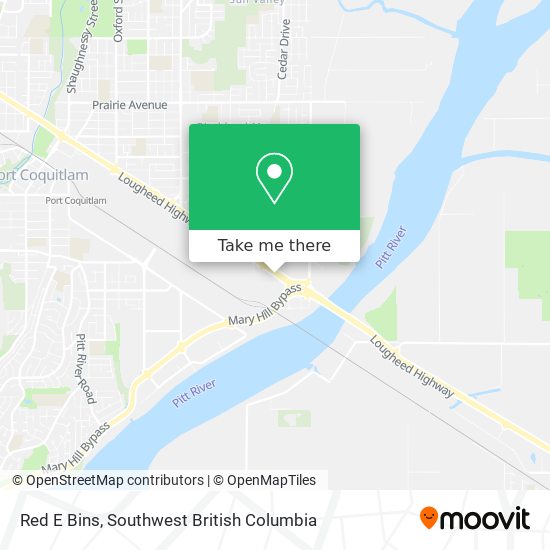 Red E Bins map